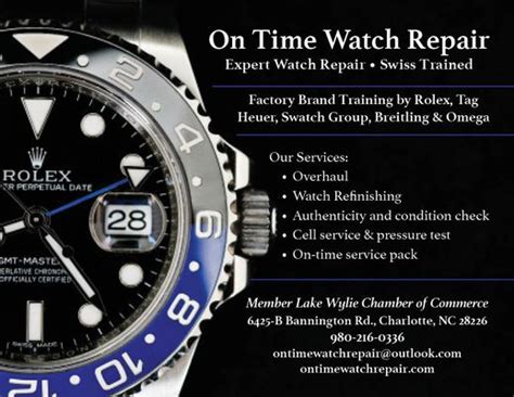 rolex watch repair charlotte nc.